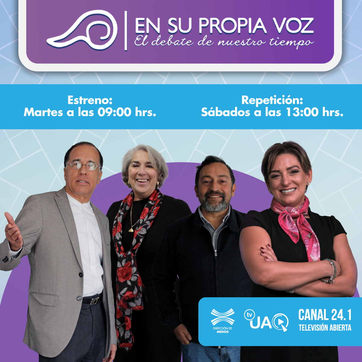 En su propia voz